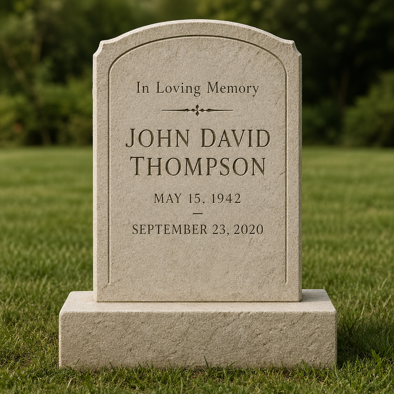 Granite Custom Monument hand-carved by NJ Monument Studio in NJ — image 2